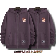 ZEYA Couple Zipper Jacket Couple Zipper Jacket/ 2 pcs Couple Zipper Hoodie Couple Zipper Jacket/ Lat