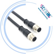 M12Waterproof Wire Industrial Connector Oil Resistant Wear Resistant Wire Harness 4Core5Core6Core8Co