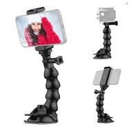 16cm/6.3in Flexible Suction Cup Mount Windshield Suction Cup Phone Mount 360°Rotatable 1/4 Inch Scre