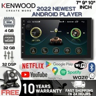 Kenwood Android Player 9"10 inch Quad Core Car Multimedia MP5 Player
