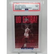 PSA 9 1998 UPPER DECK [MICHAEL JORDAN] RETIRED! UDX