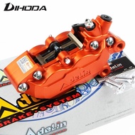 Adelin ADL-7 ADL-20 Kaliper Brek HF6/F101 Kaliper Brek Cakera Motosikal Kanan Kiri 4 Piston 40mm Unt