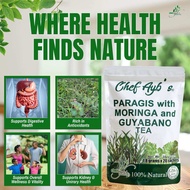 Chef Aybs Paragis with Moringa and Guyabano Tea 100% Natural 1.8 g x 20 sachets Supports Digestive H