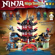 810pcs Ninjago Temple Compatible with LEGO 76013 Building Block Kids Educational Assembled Ninja Fig
