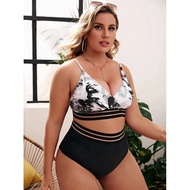 Plus Size Two Piece Swimsuit Bikini Set 2XL | 4XL