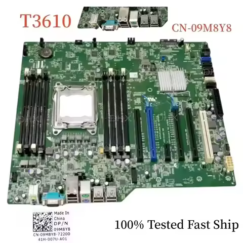 CN-09M8Y8 For DELL Precision T3610 Motherboard X79 LGA 2011 09M8Y8 9M8Y8 DDR3 Mainboard 100% Tested 