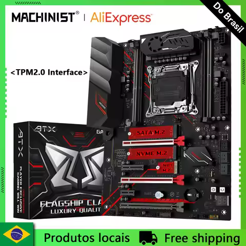 MACHINIST X99 MR9A PRO MAX Motherboard Support TPM2.0 Intel Xeon E5 V3/V4 CPU LGA 2011-3 DDR4 Four C