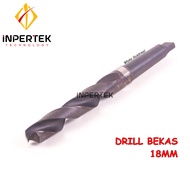 Mata Bor 18mm Drill 18 MT2 Bor Taper HSS 18 mm Bor Besi 18 Mulus