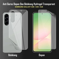 a - Hydrogel Anti Glare MATTE Front-Back SAMSUNG A56 A55 A36 A35 A26 A16 A15 A14 A31 A51 A71 A53 A30