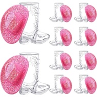 Vesici 20 Pcs Pink Mini Cowgirl Hats Western Tiny Glitter Cowboy Shot Glasses Decor Cute Space Cowgi