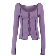 Forwarding A Purple Long-Sleeved Shirt free Shipping Similar To The fallen angels Brand.