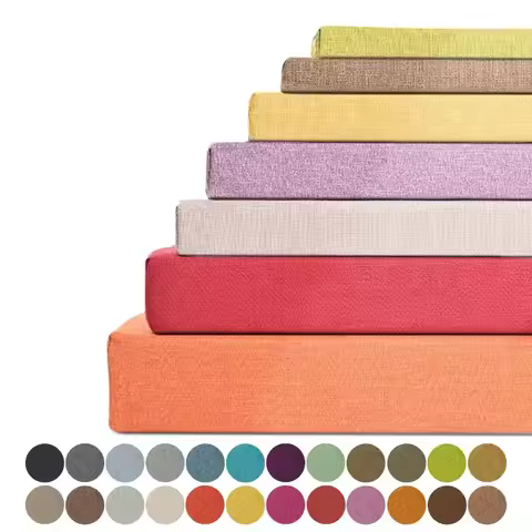 Custom Bench Cushion 50D High Density Sponge Sofa Cushion Wooden Chair Cushion Garden Lounge Bay Win