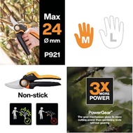 Fiskars X-series PowerGear Bypass Pruner M P921 (For Fresh Branches and Twigs)