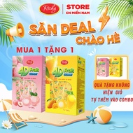 [BUY 1 GET 1 FREE]Richy 4D Fruit Gummies 216g Sweet Peach/Mango Fresh Fruit Sauce