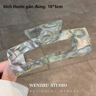 Kẹp Tóc Acetate Hàn Quốc Cỡ Lớn Thanh Lịch Dành Cho Nữ Phụ Kiện Tóc Thời Trang Mới Kẹp Tóc Đuôi Cá S