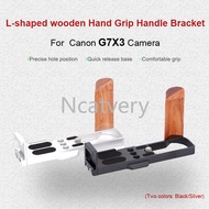 Hand Grip for Canon G7X3 Quick Release L-shaped Wooden Hand Grip for Canon G7X2 Camera with 1/4 Scre