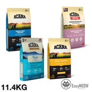 ACANA DOG FOOD 11.4KG - PACIFICA, ADULT DOG, PUPPY, GRASS-FED LAMB