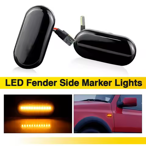 2PCS Led Car Side Marker Lights For Nissan Cube Note E11 NE11 Qashqai J10 JJ10 NP300 Navara D40 350Z