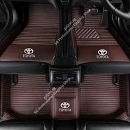 Toyota Corolla Cross, RAV4, Yaris Cross,C-HR car mats Right hand drive Car Mat Leather Car Floor Mat