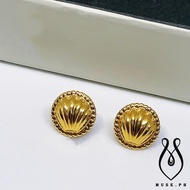MUSE.PH HIGH QUALITY US 10K GOLD SHELL STUD EARRINGS