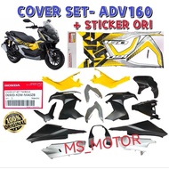 COVERSET ADV160 ORIGINAL BSH YELLOW SILVER GREY 06900-K0W-MA0ZB BODY COVER SET +STICKER STRIPE HONDA