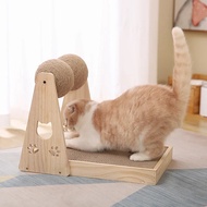 kdgoeuc Pet Cat Tree Toys Cat Scratch Post Pet Furniture Scratching Post Cats Claw Scratcher Double Sisal Balls Cat AccessoriesScratchers Pads &amp; Posts