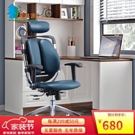 ST/💚Xinglinyuan Double-Back Ergonomic Computer Chair Office Seating Backrest Swivel Chair Gaming Chair Executive Chair H