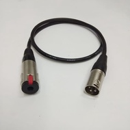 Canare Audio Cable 1Mtr Plus Jack Canon XLR Male To Akai 6.5mm Female