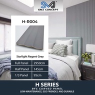 SMJ Ser-H Fluted Wall Panel WPC Panel Wall Panel Fluted Wall Panel PVC Fluted Panel Wall Panel Board