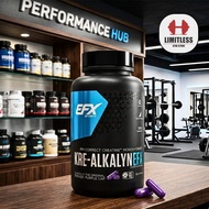 EFX Sport USA Kre-Alkalyn EFX Creatine Monohydrate 120 Capsules PH Corret - Energy-Enhancing Supplem