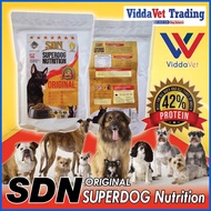 ◧ ∆ ☋ 1 kg  SuperDog Nutrition by Manalo K9 SDN 42  dog food for puppy original packaging SDN for a