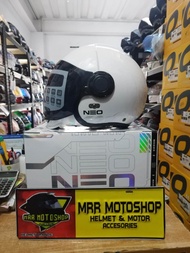spyder neo ace pearl white dual sport helmet