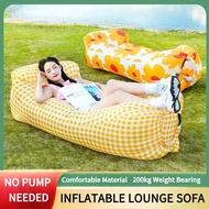 Inflatable sofa Outdoor Lazy Sofa Portable Camping Recliner Double Air sofa Picnic