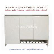 Shoe Cabinet/Aluminum Shoe Cabinet/Shoe Cabinet With Leg/Indoor Shoe cabinet/Shoe Storage/Kabinet Ka
