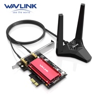 Wavlink ax3000 PCIe bộ điều hợp Wi-Fi ba băng tần wifi 6E thế hệ tiếp theo với Bluetooth 5.2 lên đến