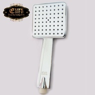 1-mode square shower handle, chrome-plated ABS plastic Eurolife EL-H111 (Silver white) - SHOWER HAND