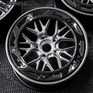 Carbon Fiber Wheel 20 22 24 26 Inch Car Wheel Black 5x114.3 5x120 5x130 Jante Passenger Car Wheels  