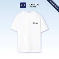HLA Moisture-Wicking Short-Sleeved T-shirt New Cool Embroidered Shirt for Men