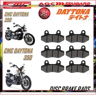 CMC DISC BRAKE PADS SCOOTER DAYTONA 250 DAYTONA 350 BLACK QUALITY BYD