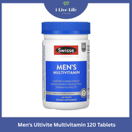 วิตามินรวม สำหรับผู้ชาย Mens Ultivite Multivitamin 120 Tablets - Swisse