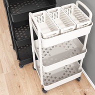 superior productsVan Lilin（FANLILIN） Trolley Rack Floor Multi-Layer Trolley Movable Kitchen Bathroom Storage Rack Storag