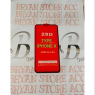 Tempered Glass Full 9D Type iphone X