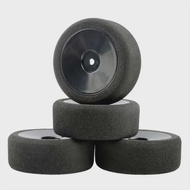 12mm Hex RC Racing Cars Accessories 4Pcs Set Racing Foam Tire Wheel Rim Set For HSP HPI 1/10 On-road