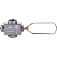 CAMPINGMOON Fuel Canister Refill Adapter, Isobutane Refill Adapter, Butane Gas Refill Adapter Gas Sa