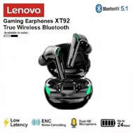 LenovoXT92 電競級別5.1無線藍牙耳機半入耳設計佩戴舒適指紋觸控