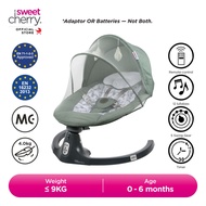 Sweet Cherry B03 Cozy Infant Swing Electric Baby Swing Chair Rocker with Remote Control 5 Swing Spee