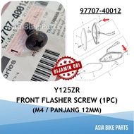 Yamaha Original Y125ZR Front Flasher Screw Signal Depan Ikat Coverset / NVX V1 Meter Screw - 97707-4