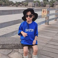 JEJEKIDSWEAR - Kaos Oversize Quotes EVERYTHING WILL BE OK by Kidsmate Fashion