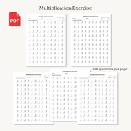 [PRINTABLE PDF] Multiplication Exercise Latihan Sifir T3 T4 T5 T6