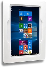 TABcare Security Anti-Theft Acrylic Case for MS Surface Go, Go 2 as Kiosk, POS, Store, Show Display. Configured as VESA, Wall Mount, Desktop Stand (White, Wall Mount)
